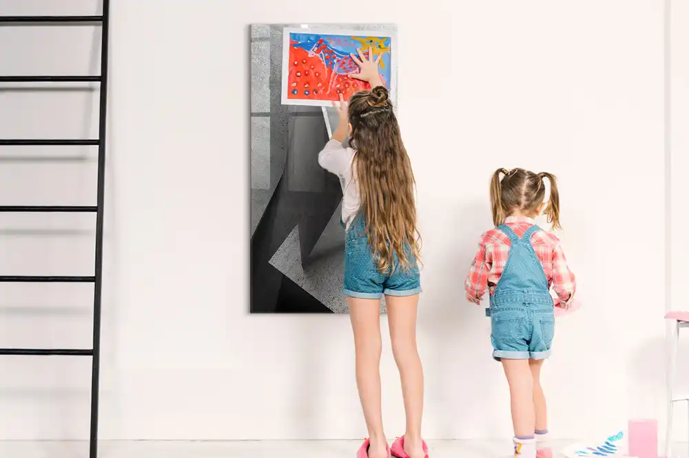 Tableau magnétique pour dessin de géométrie moderne