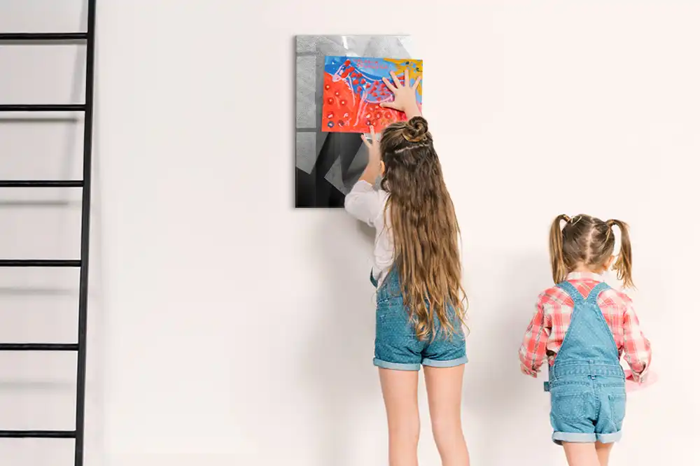 Tableau magnétique pour dessin de géométrie moderne