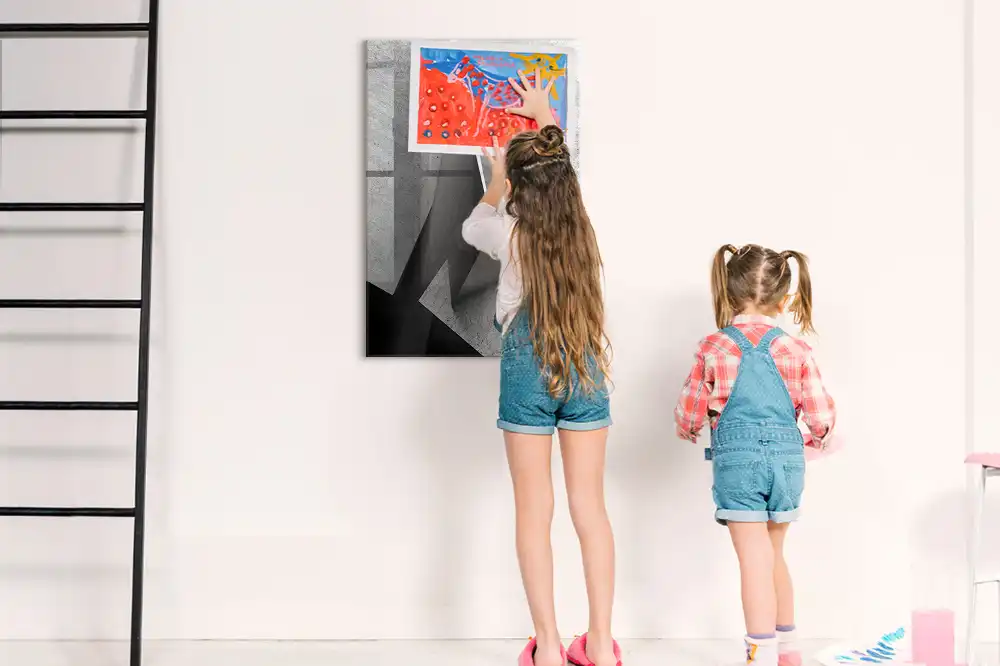 Tableau magnétique pour dessin de géométrie moderne
