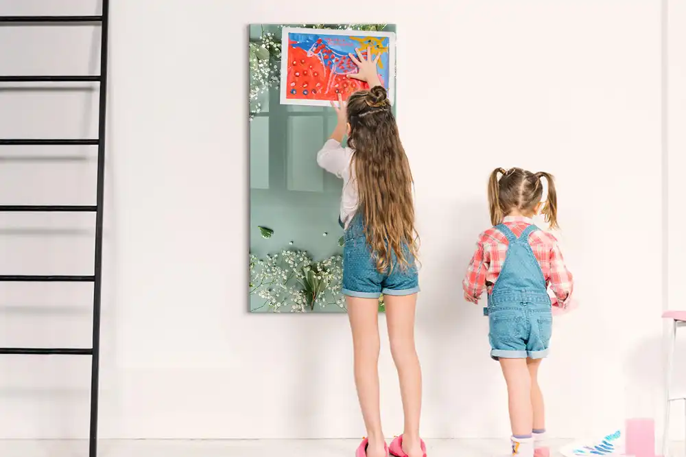 Tableau magnétique effaçable à sec pour craies
