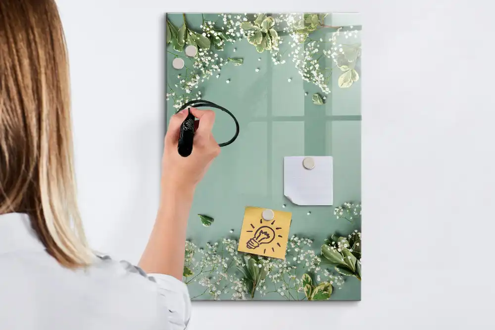 Tableau magnétique effaçable à sec pour craies