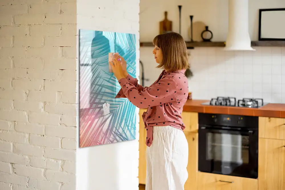 Tableau magnétique avec feutre effaçable