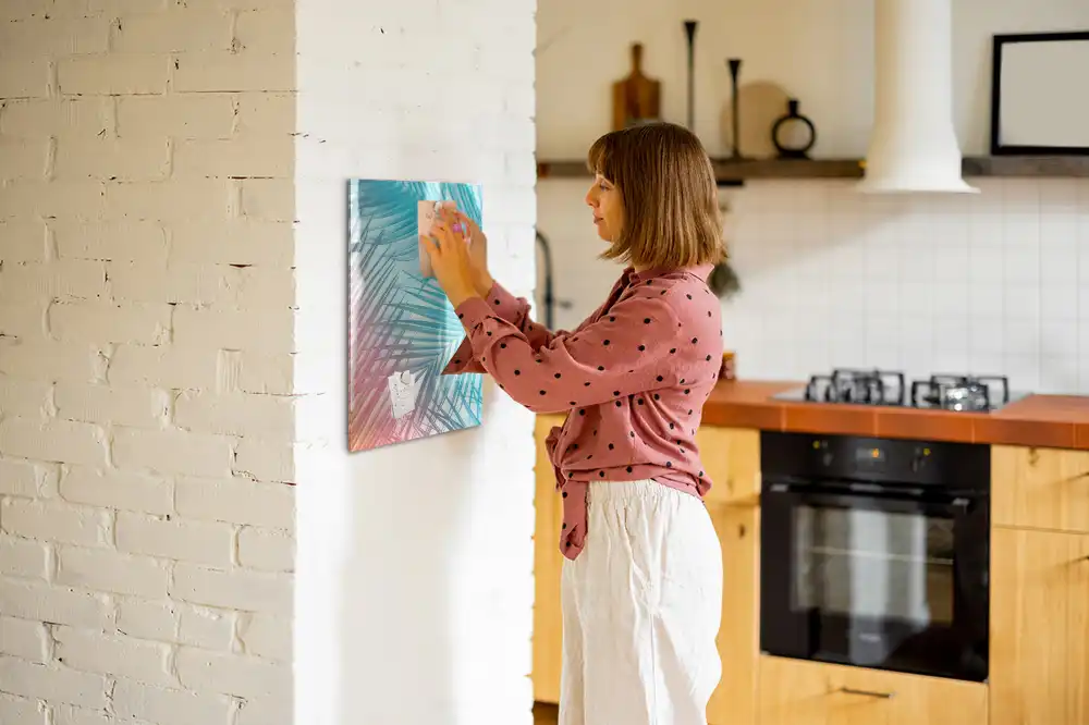 Tableau magnétique avec feutre effaçable