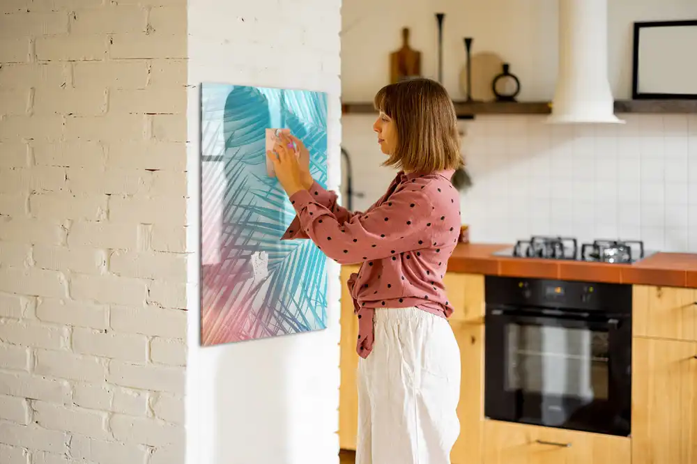 Tableau magnétique avec feutre effaçable