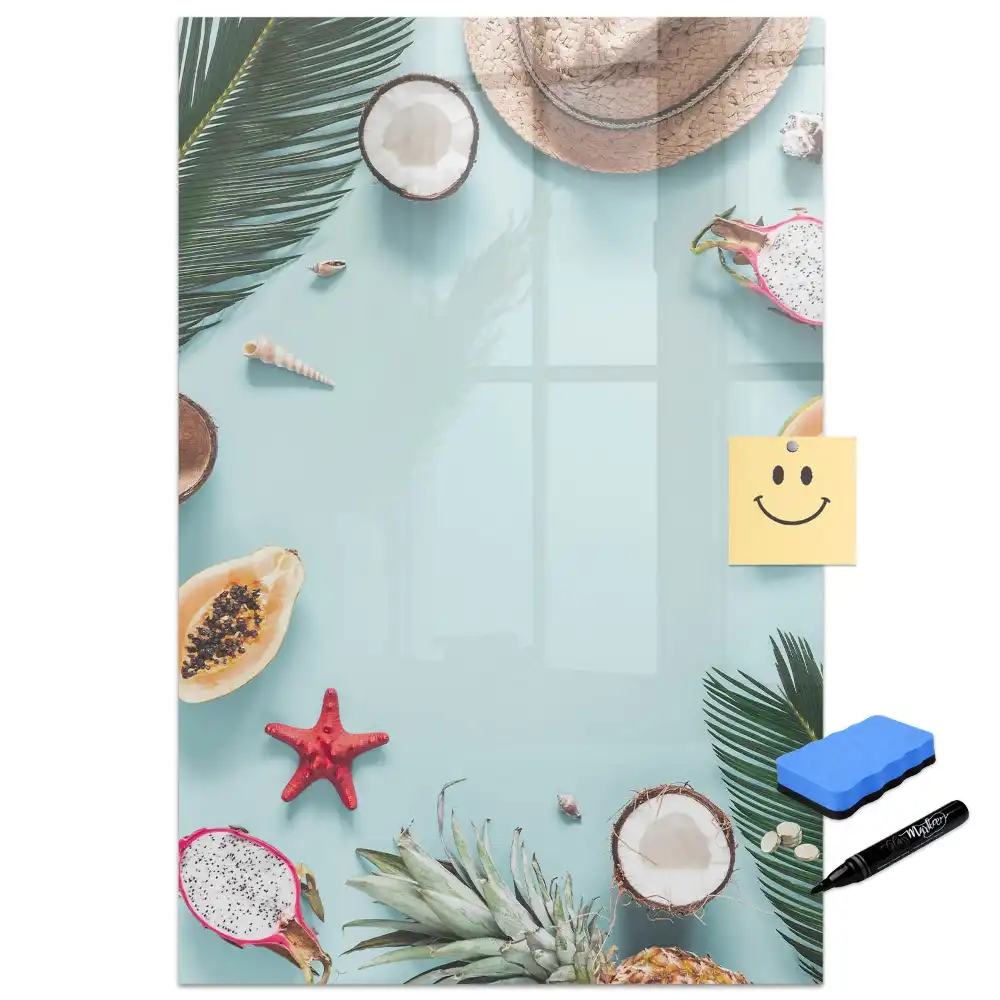 Tableau magnétique de dessin assortiment été
