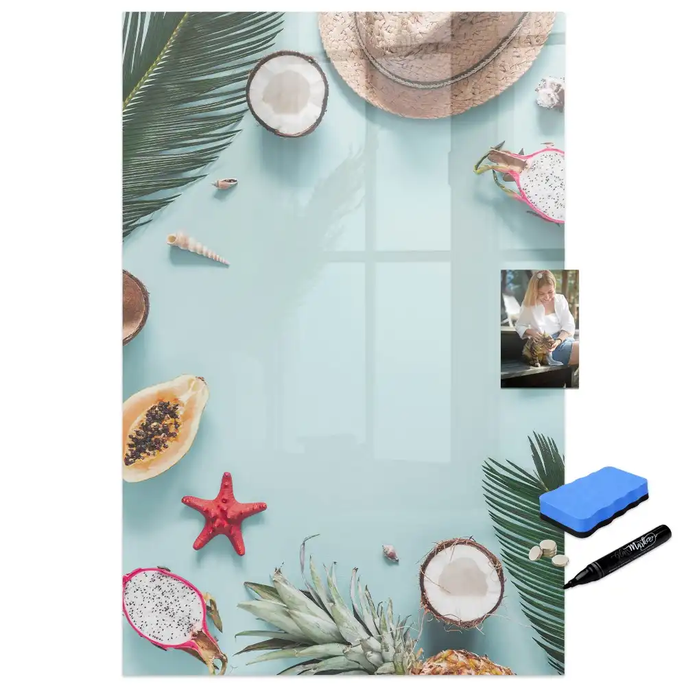 Tableau magnétique de dessin assortiment été