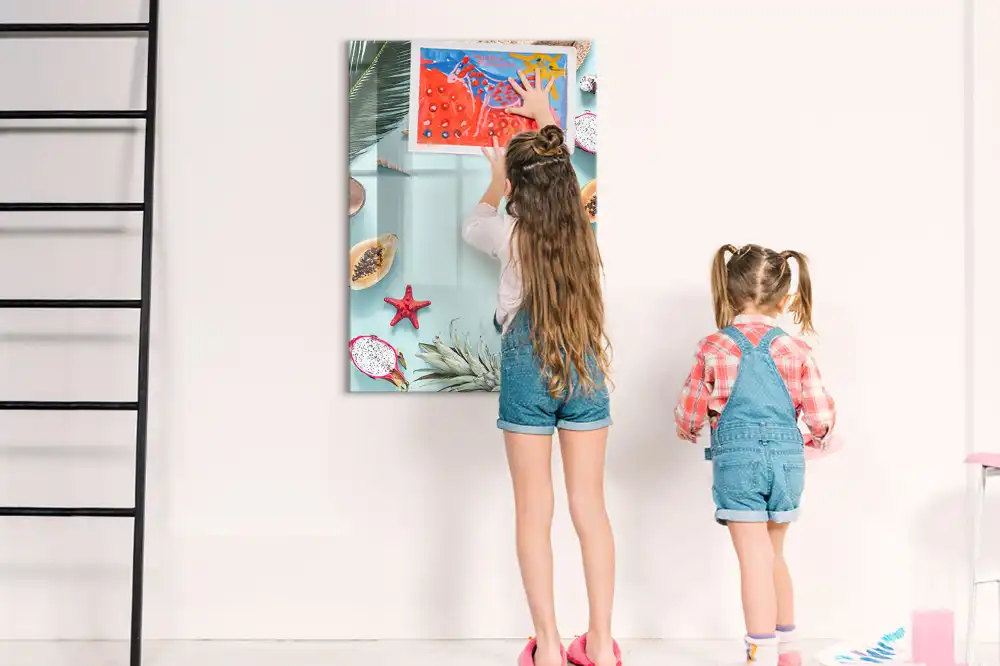 Tableau magnétique de dessin assortiment été