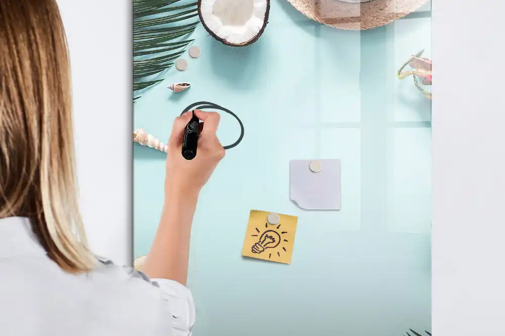 Tableau magnétique de dessin assortiment été