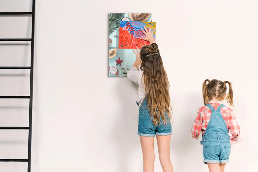 Tableau magnétique de dessin assortiment été