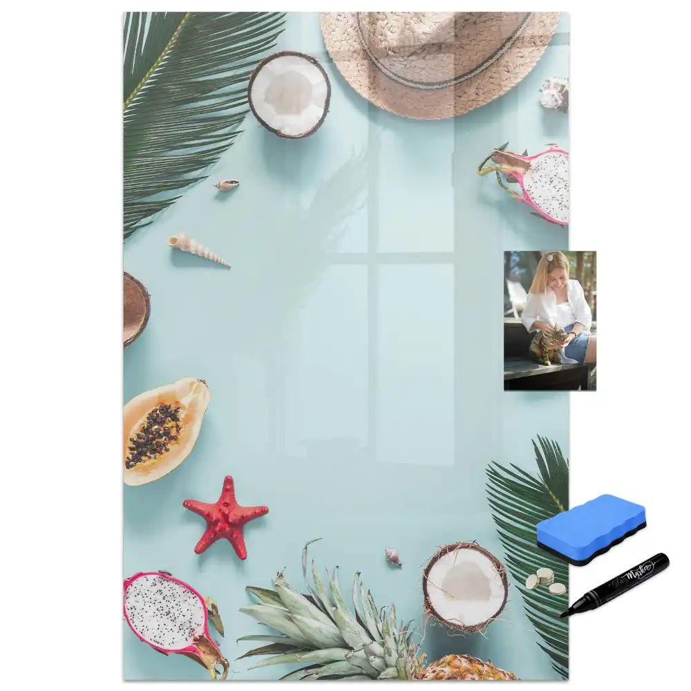 Tableau magnétique de dessin assortiment été