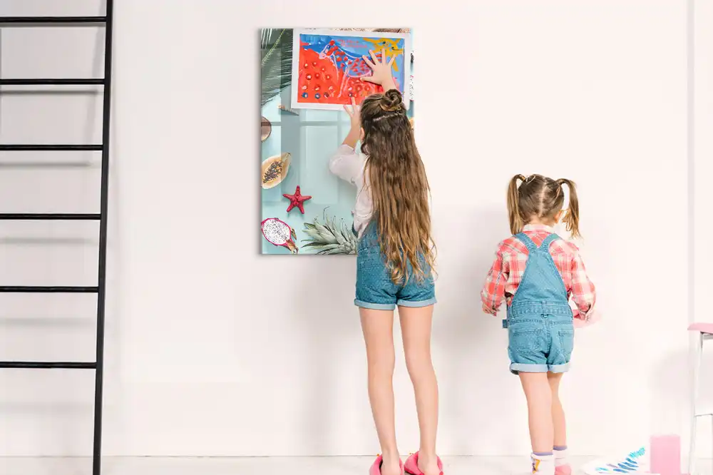 Tableau magnétique de dessin assortiment été