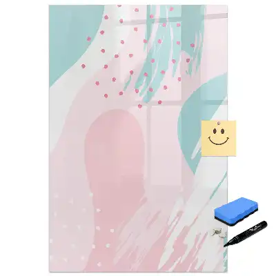 Tableau magnétique pour dessin motif abstraction stylisée