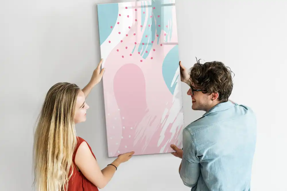 Tableau magnétique pour dessin motif abstraction stylisée