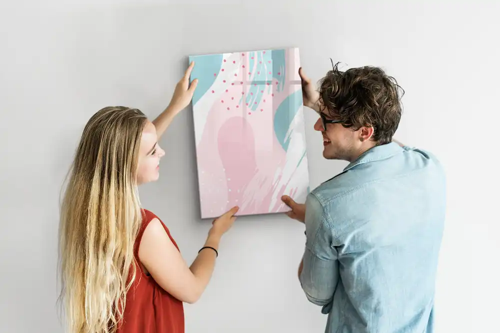 Tableau magnétique pour dessin motif abstraction stylisée