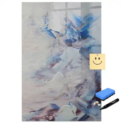 Tableau magnétique avec feutre motif peinture