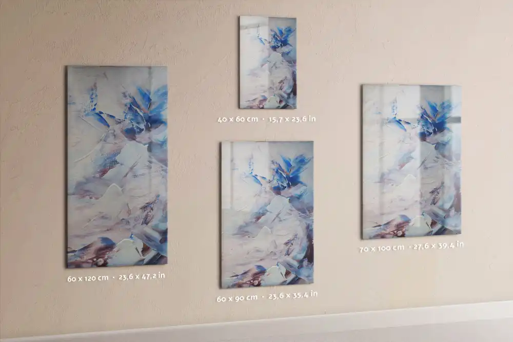 Tableau magnétique avec feutre motif peinture