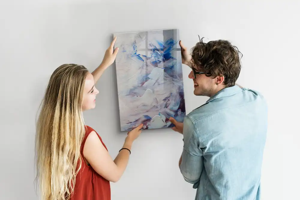 Tableau magnétique avec feutre motif peinture