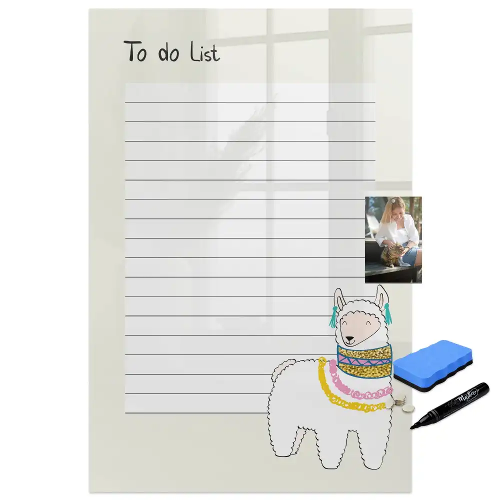 Tableau magnétique pour dessin et livre de souhaits