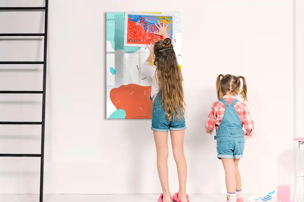 Tableau magnétique pour croquis et écriture