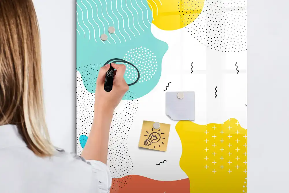 Tableau magnétique pour croquis et écriture