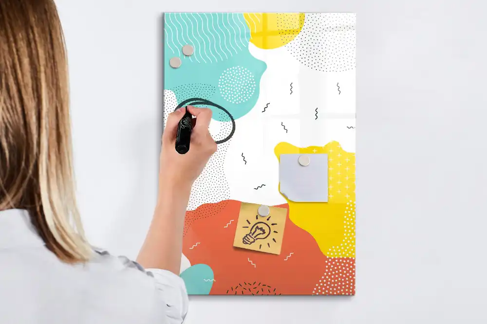 Tableau magnétique pour croquis et écriture
