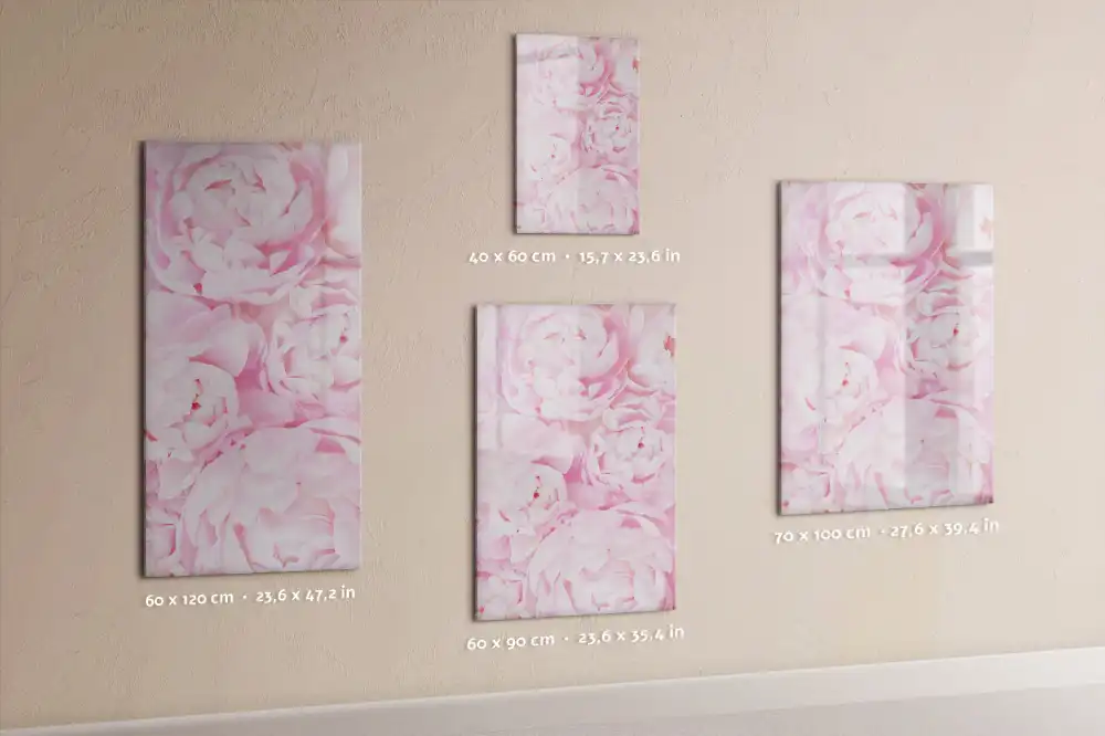 Tableau magnétique avec feutre motif fleurs de fête