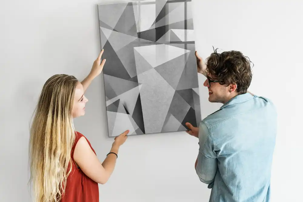 Tableau magnétique pour écriture composition géométrique