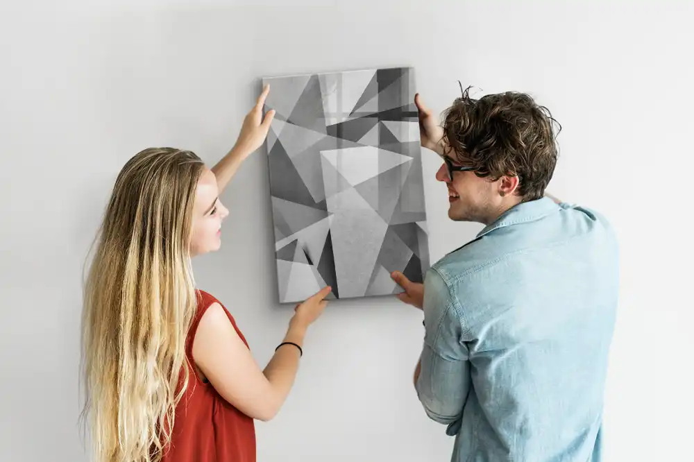 Tableau magnétique pour écriture composition géométrique
