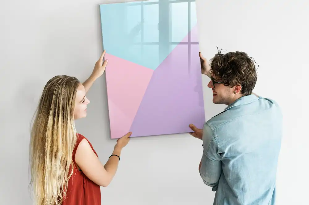 Tableau magnétique effaçable à motif pastel délicat