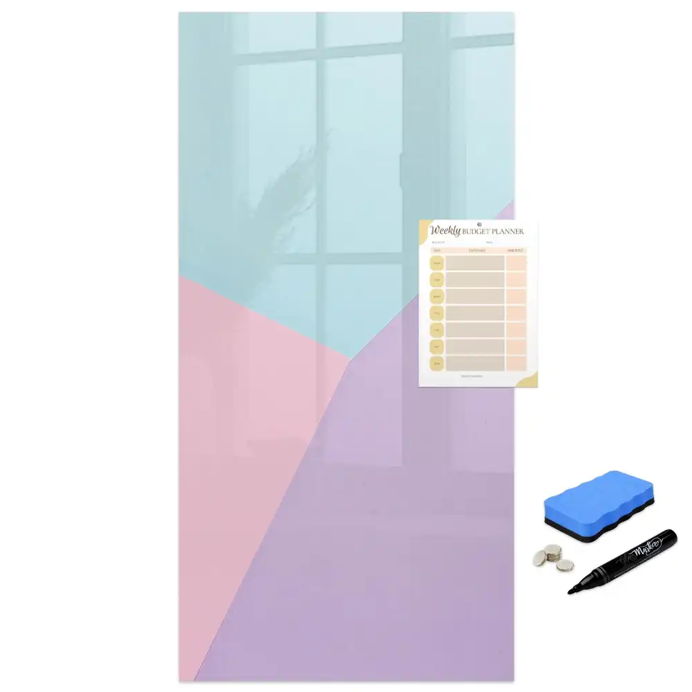 Tableau magnétique effaçable à motif pastel délicat