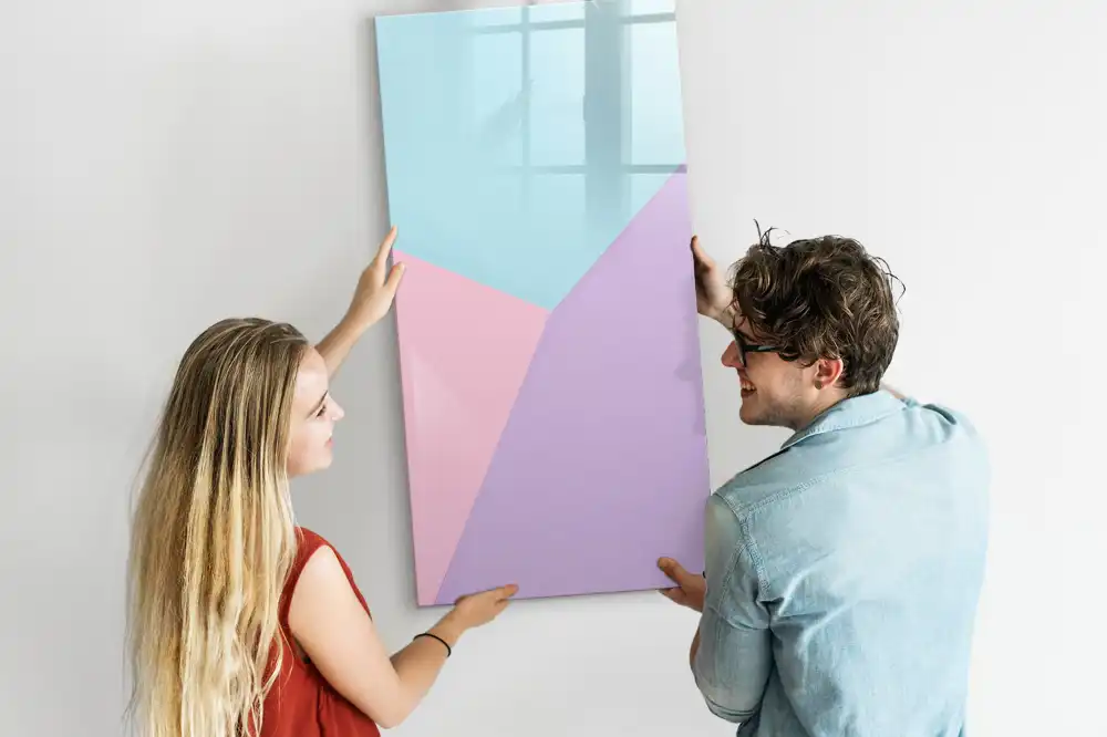 Tableau magnétique effaçable à motif pastel délicat