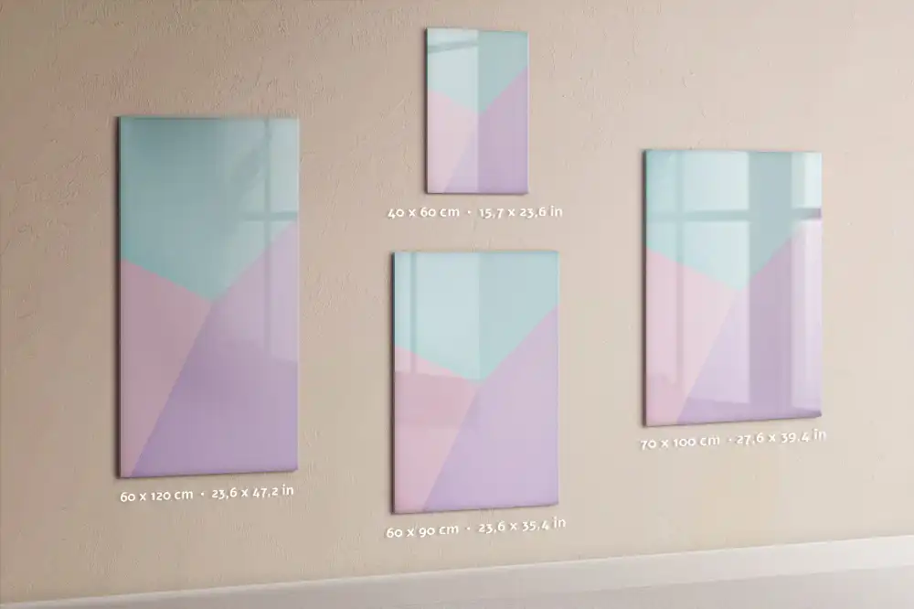 Tableau magnétique effaçable à motif pastel délicat
