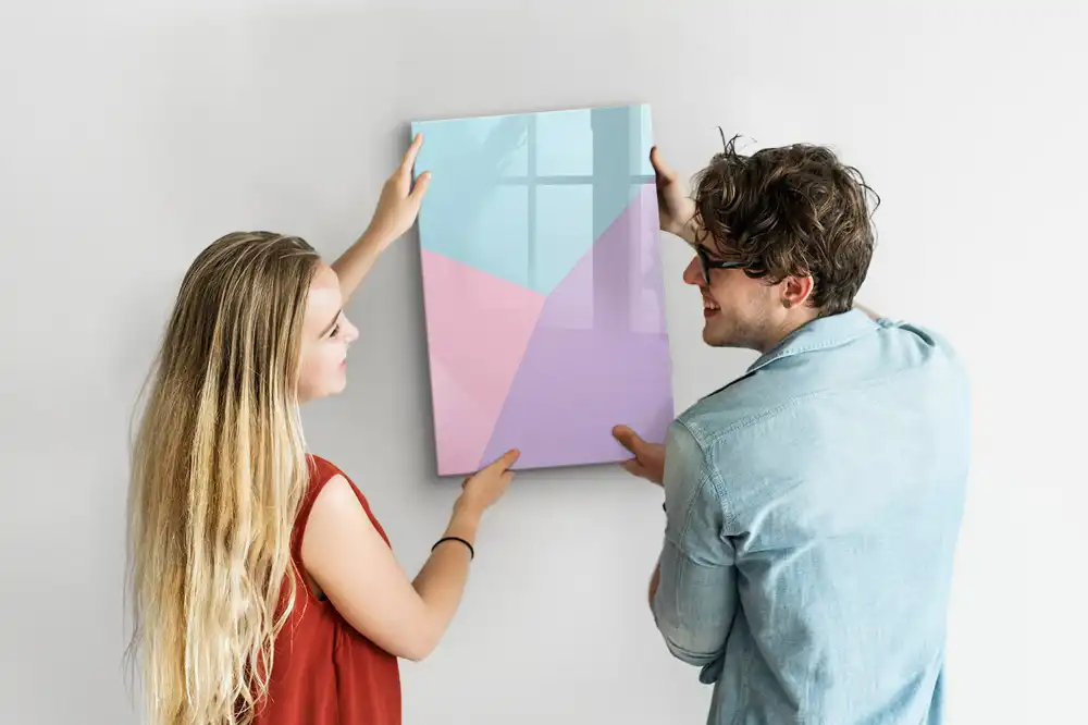 Tableau magnétique effaçable à motif pastel délicat