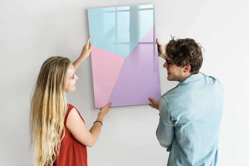 Tableau magnétique effaçable à motif pastel délicat