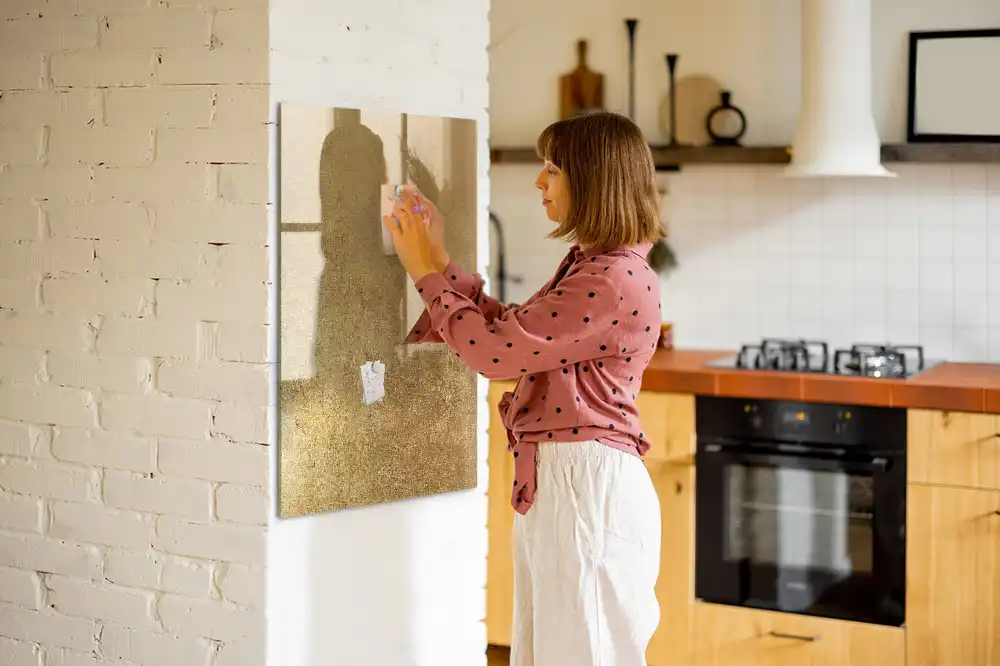 Tableau magnétique décoratif en tissu