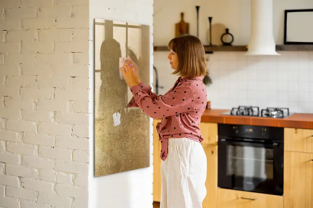 Tableau magnétique décoratif en tissu