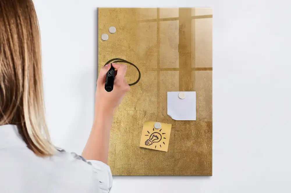 Tableau magnétique décoratif en tissu