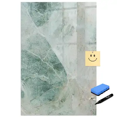 Tableau magnétique effaçable à décor pierre