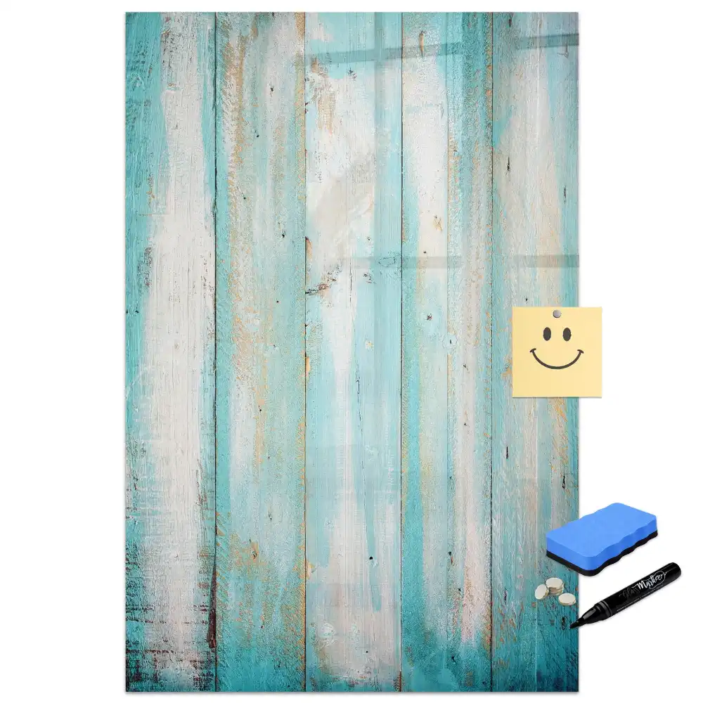 Tableau magnétique pour dessin en bois style rétro