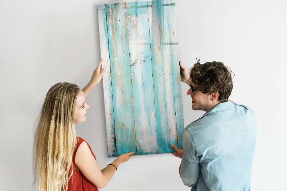 Tableau magnétique pour dessin en bois style rétro