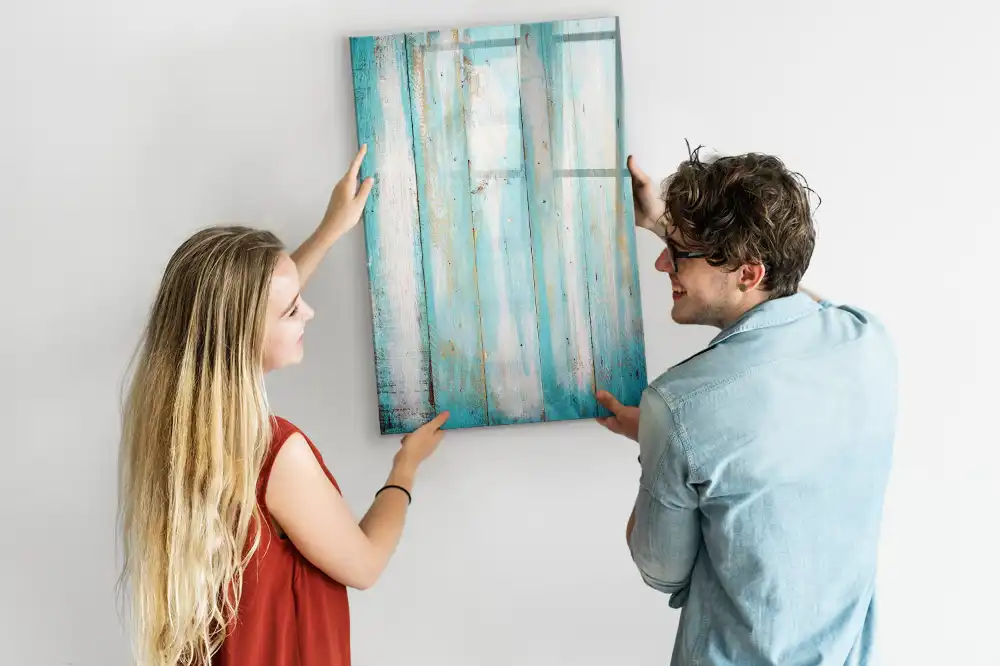 Tableau magnétique pour dessin en bois style rétro