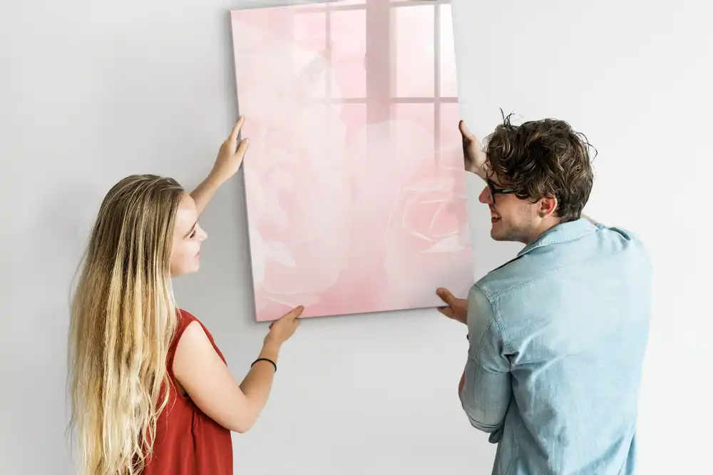 Tableau blanc magnétique effaçable à sec Roseraie