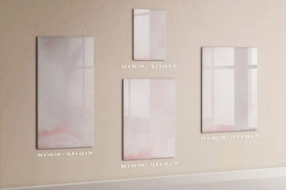 Tableau blanc magnétique effaçable à sec Roseraie