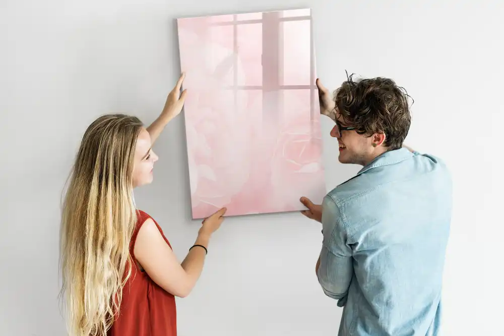 Tableau blanc magnétique effaçable à sec Roseraie