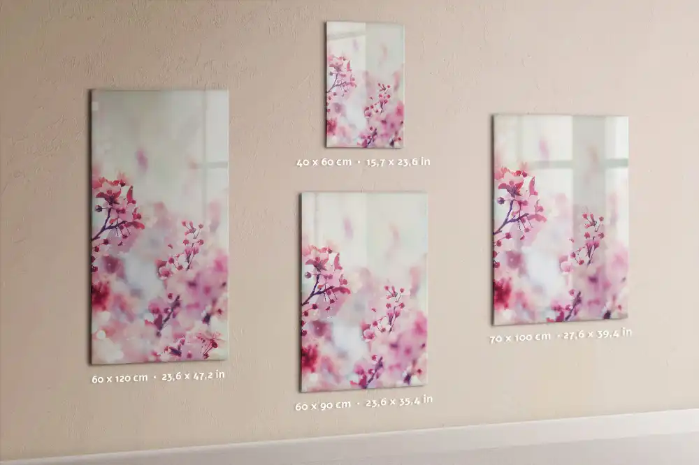 Tableau magnétique avec feutre Les premiers bourgeons du printemps