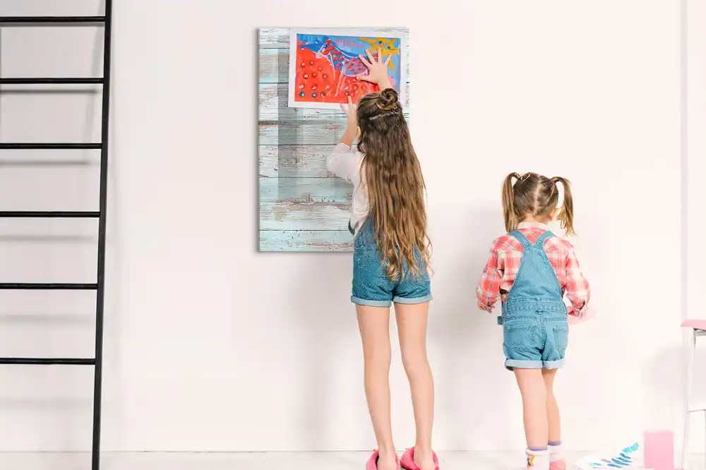 Tableau magnétique pour écriture aux couleurs pastel