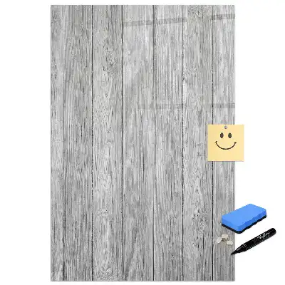 Tableau magnétique effaçable avec structure en bois