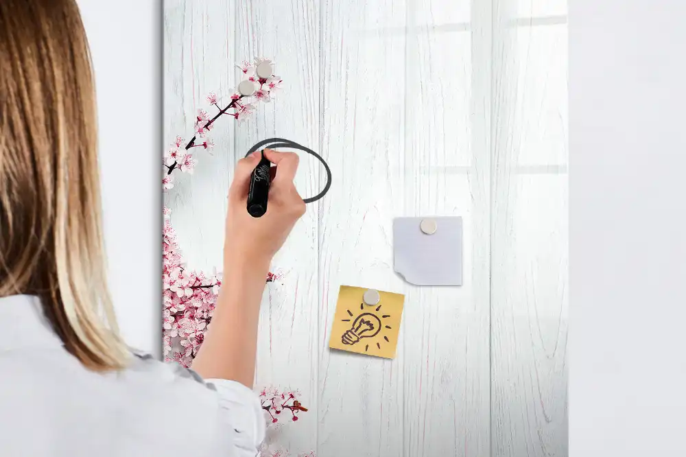 Tableau magnétique en bois pour dessin