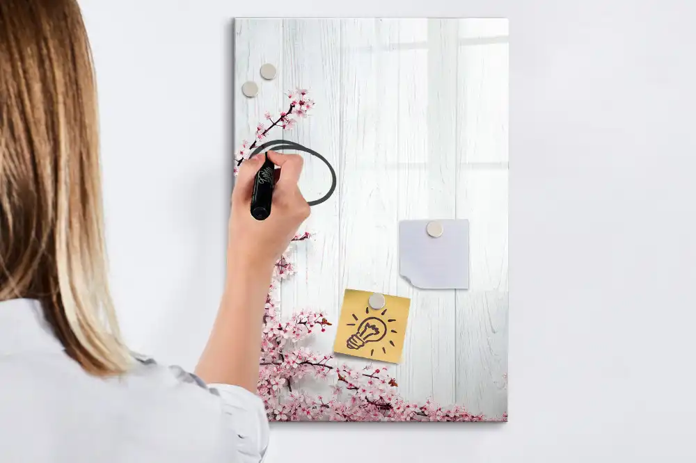Tableau magnétique en bois pour dessin