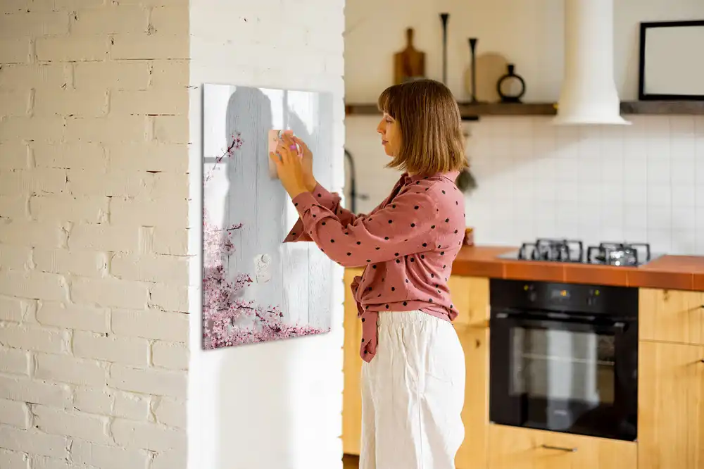Tableau magnétique en bois pour dessin